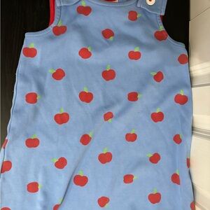 The Beaufort Bonnet Company Light Blue Apple Print Dress